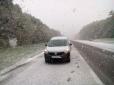 99 лютого: У Чернігові випав сніг (фото)